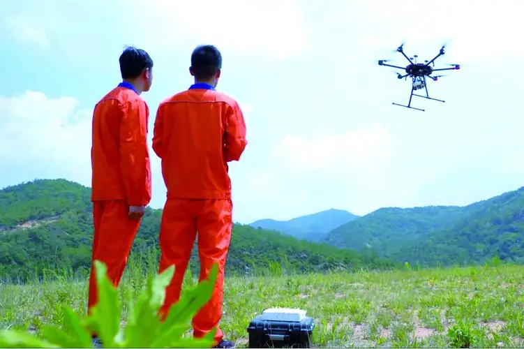 紫金无人机倾斜摄影巡检拍摄